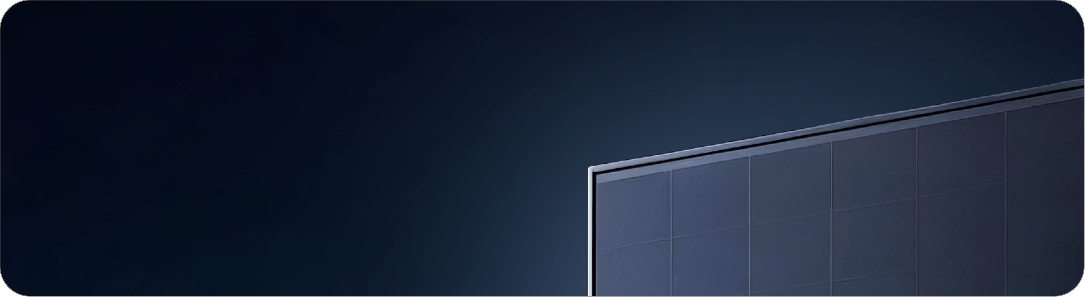 Edge of a framed glass-glass solar module