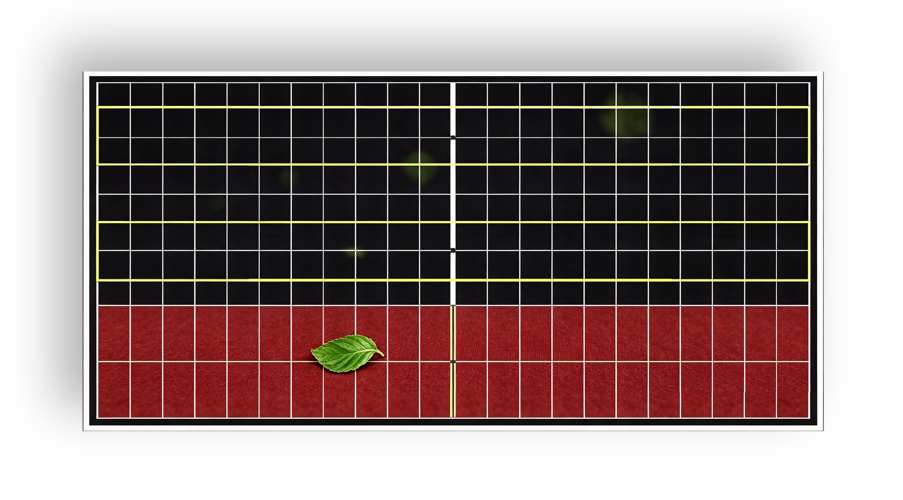 Regular module under single-cell shading: a whole cell string loses output